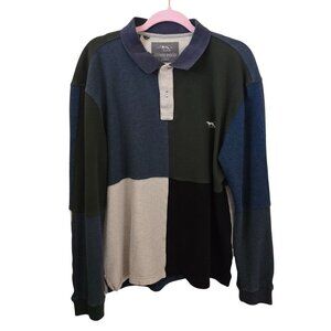 Rodd & Gunn Wnwn Harlequin Polo Sustainable Australian Cotton Shirt Size XL